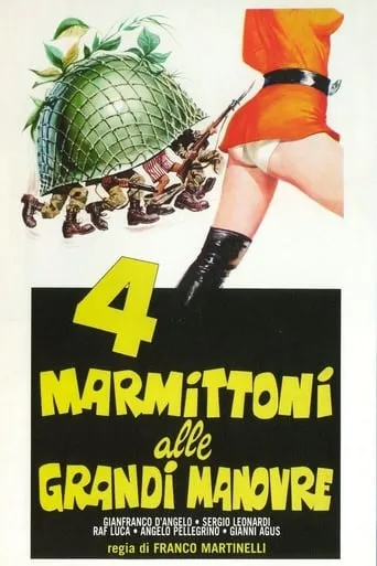 4 Crazy Draftees at the Army movie poster - Rated 4.4/10
