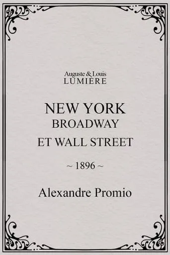 New York, Broadway and Wall Street movie poster - Entertainment content