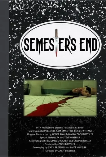 Semester's End movie poster - Rated 5/10