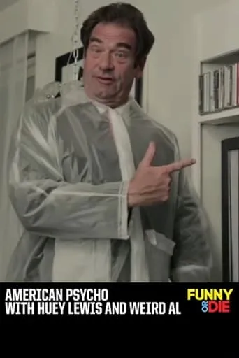 American Psycho with Huey Lewis and Weird Al movie poster - Rated 6/10