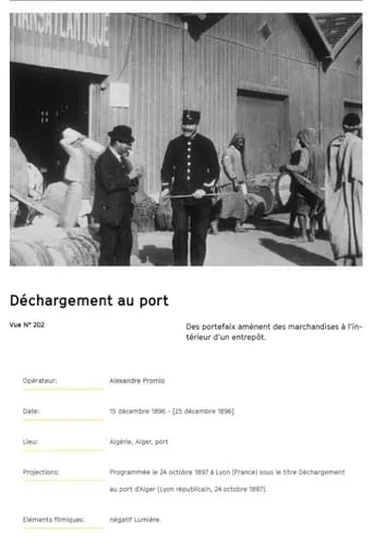 Alger : déchargement au port movie poster - Rated 4.7/10