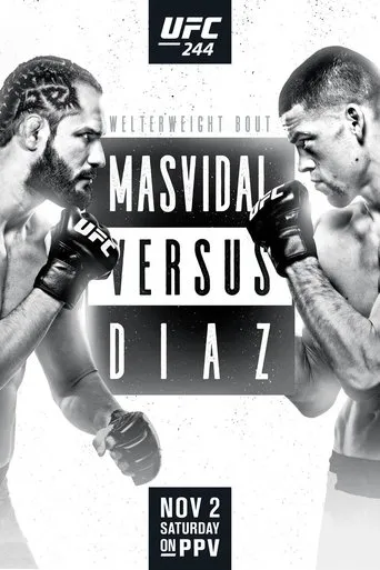UFC 244: Masvidal vs. Diaz movie poster - Rated 6/10