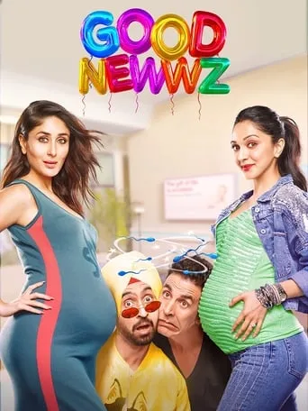 Good Newwz movie poster - Rated 6.7/10