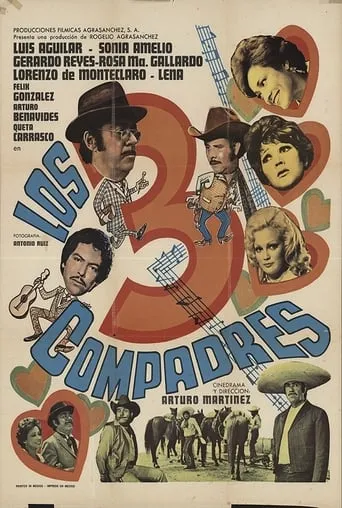 Los tres compadres movie poster - Rated 5/10