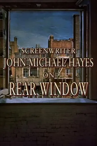 Screenwriter John Michael Hayes on 'Rear Window' movie poster - Rated 7/10