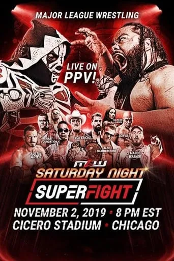 MLW Saturday Night SuperFight movie poster - Rated 7/10