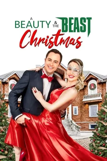 A Beauty & the Beast Christmas movie poster - Rated 5.4/10