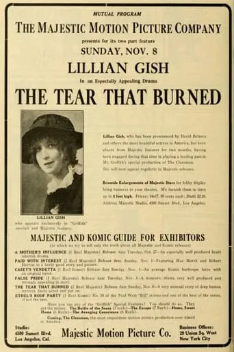 The Tear That Burned movie poster - Entertainment content
