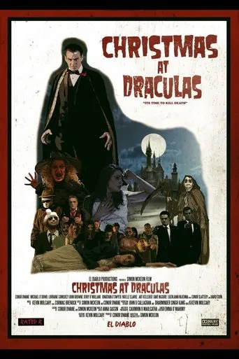 Christmas at Dracula's movie poster - Rated 10/10
