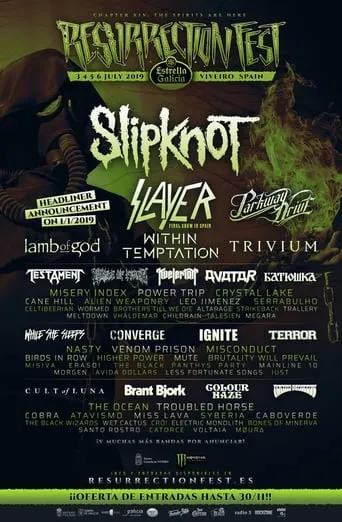 Lamb of God - Live at Resurrection Fest EG 2019 movie poster - Entertainment content