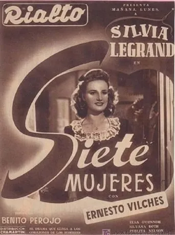 Siete mujeres movie poster - Rated 7.5/10