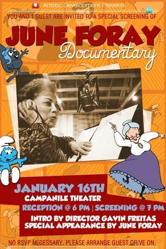 The One and Only June Foray movie poster - Entertainment content