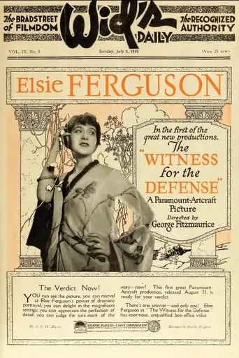 The Witness for the Defense movie poster - Rated 6.3/10