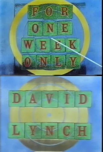 Jonathan Ross Presents for One Week Only: David Lynch movie poster - Rated 5/10
