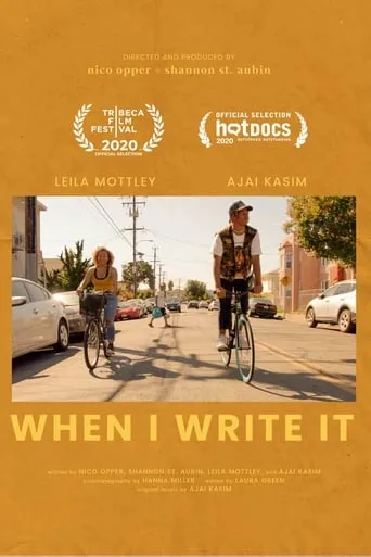 When I Write It movie poster - Rated 7/10