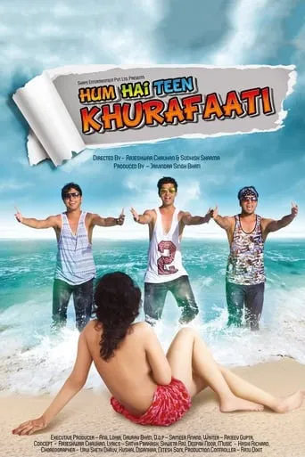 Hum Hai Teen Khurafaati movie poster - Rated 5/10