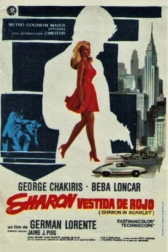 Sharon vestida de rojo movie poster - Entertainment content