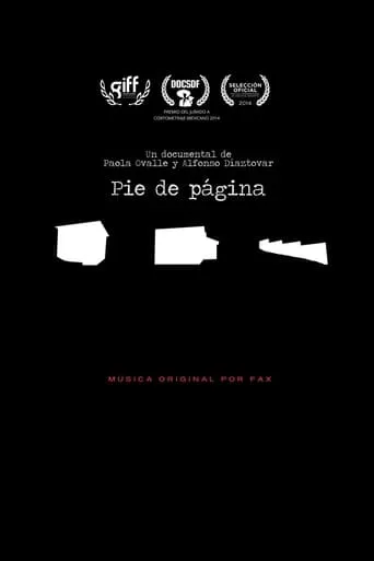 Pie de página movie poster - Rated 8/10