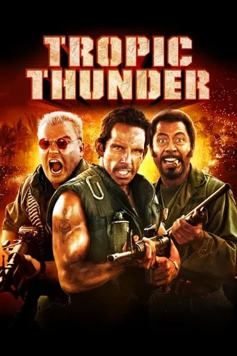 Tropic Thunder movie poster - Rated 6.696/10
