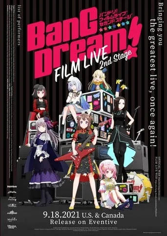 BanG Dream! FILM LIVE 2nd Stage movie poster - Rated 6/10