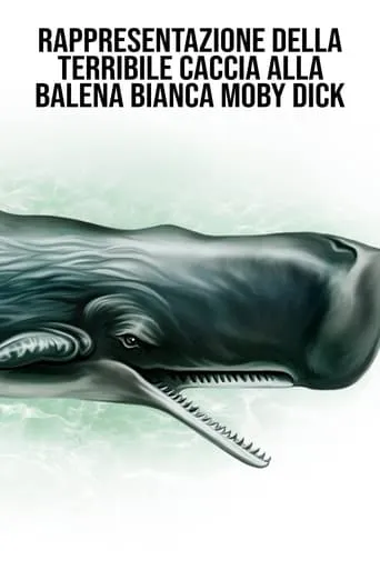 Rappresentazione della terribile caccia alla balena bianca Moby Dick movie poster - Entertainment content