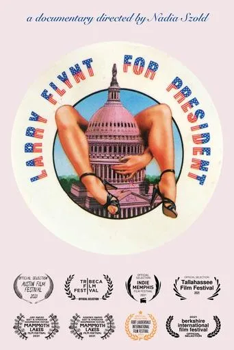 Larry Flynt for President movie poster - Rated 5.2/10