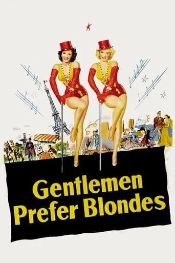 Gentlemen Prefer Blondes movie poster - Rated 7.3/10