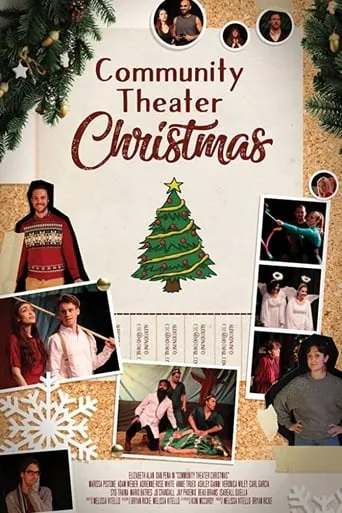 Community Theater Christmas movie poster - Rated 2/10
