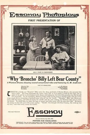 Why Broncho Billy Left Bear County movie poster - Rated 5/10