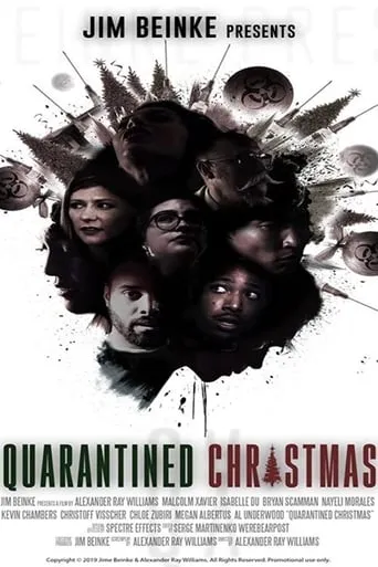 A Quarantined Christmas movie poster - Rated 5/10