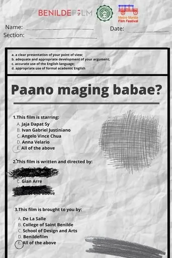 Paano Maging Babae? movie poster - Rated 5/10