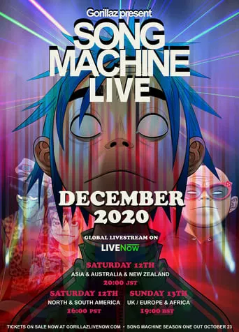 Gorillaz Present: Song Machine LIVE movie poster - Entertainment content