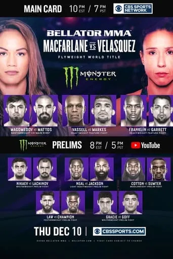 Bellator 254: Macfarlane vs. Velasquez movie poster - Entertainment content