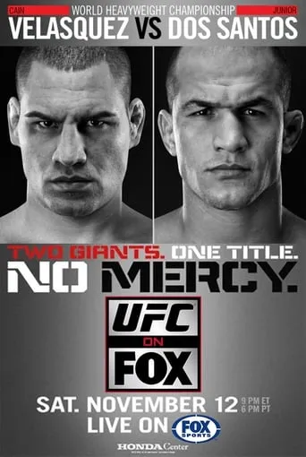 UFC on Fox 1: Velasquez vs. Dos Santos movie poster - Rated 6.1/10