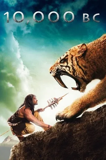 10,000 BC movie poster - Rated 5.5/10