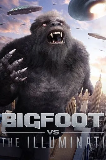 Bigfoot vs the Illuminati movie poster - Rated 3.9/10
