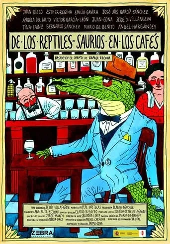 De los reptiles-saurios en los cafés movie poster - Entertainment content