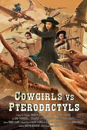 Cowgirls vs. Pterodactyls movie poster - Rated 4.2/10