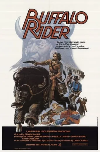 Buffalo Rider movie poster - Rated 2.5/10
