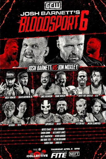 GCW Josh Barnett’s Bloodsport 6 movie poster - Entertainment content