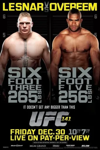 UFC 141: Lesnar vs. Overeem movie poster - Rated 7.1/10