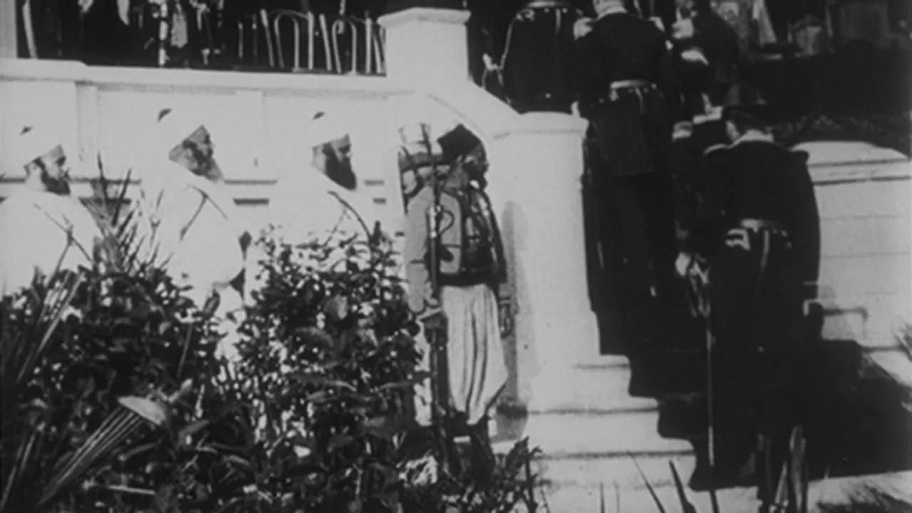 Arrivée à la revue d’Alger de la délégation anglaise