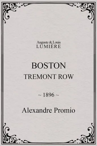 Boston, Tremont row movie poster - Entertainment content