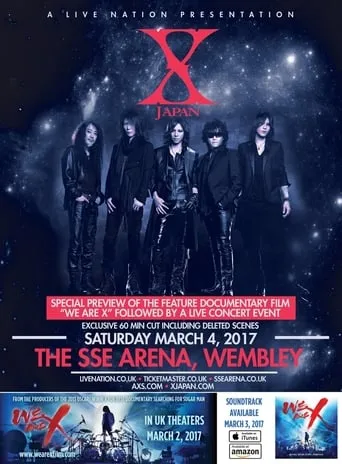 X Japan Live 2017 At The Wembley Arena movie poster - Entertainment content