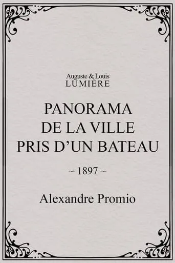 Panorama de la ville pris d’un bateau movie poster - Rated 5/10