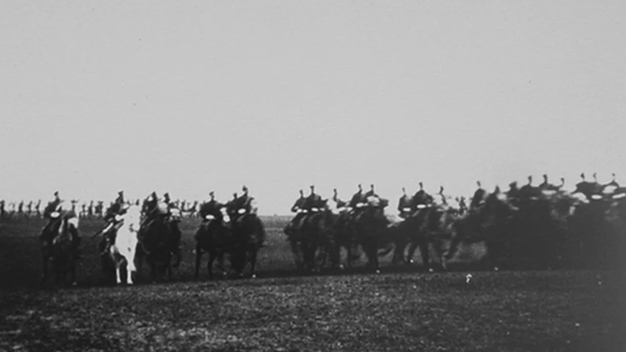 Revue de Krasnoïe Selo : charge des hussards de l’impératrice