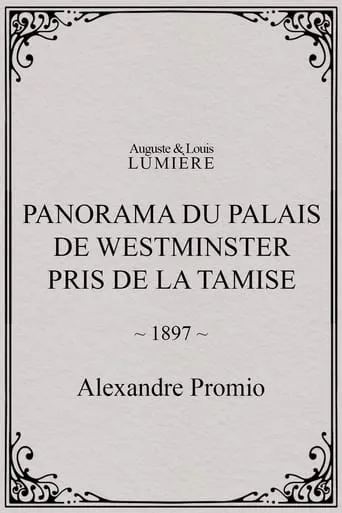 Panorama du palais de Westminster pris de la Tamise movie poster - Entertainment content
