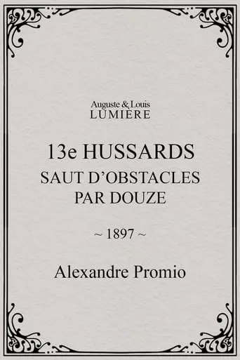 13e hussards : saut d’obstacles par douze movie poster - Entertainment content