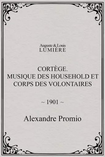 Cortège. Musique des Household et corps des volontaires movie poster - Entertainment content