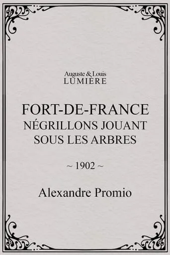 Fort-de-France : négrillons jouant sous les arbres movie poster - Entertainment content